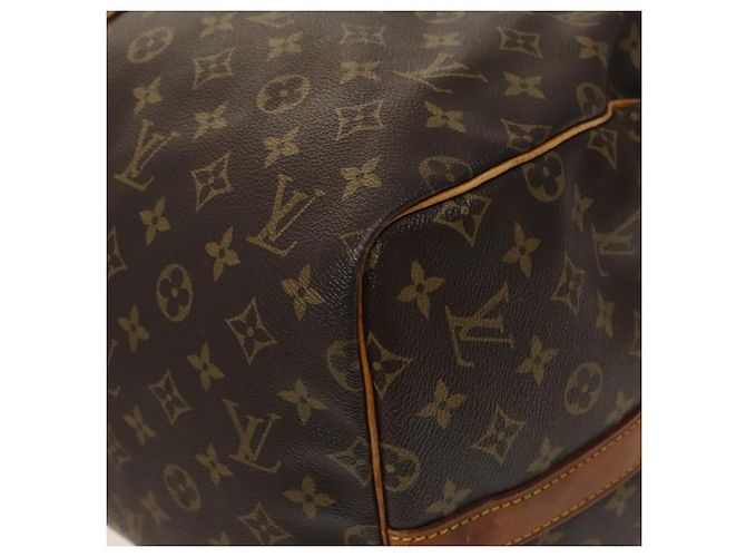 LOUIS VUITTON Borsa Boston Monogram Keepall Bandoulière 55 M41414 Auth LV 127459 Monogramma - vista 10