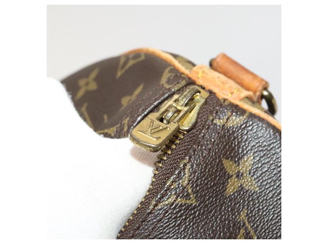 LOUIS VUITTON Borsa Boston Monogram Keepall Bandoulière 55 M41414 Auth LV 127459 Monogramma - vista 17