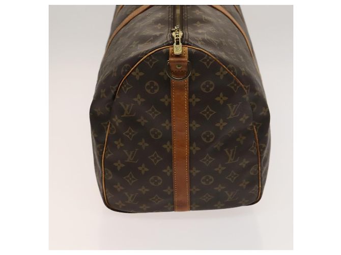 LOUIS VUITTON Borsa Boston Monogram Keepall Bandoulière 55 M41414 Auth LV 127459 Monogramma - vista 4