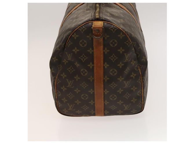 LOUIS VUITTON Borsa Boston Monogram Keepall Bandoulière 55 M41414 Auth LV 127459 Monogramma - vista 5