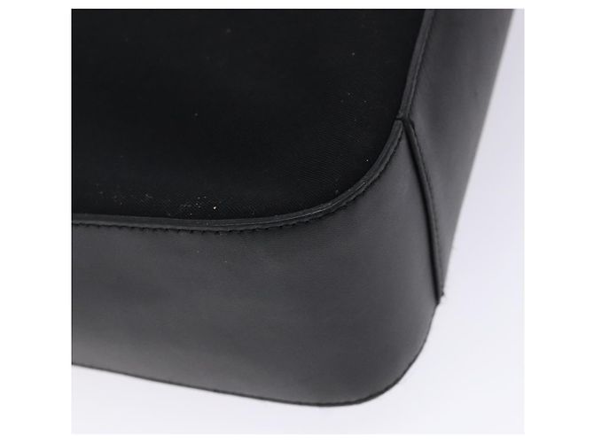 Borsa a Spalla Gancini in Nylon Blu Navy e Argento di Salvatore Ferragamo Auth gh333 - vista 13