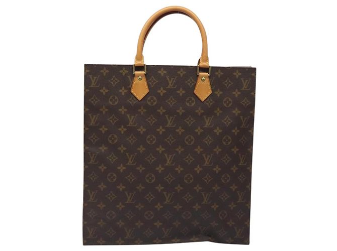 LOUIS VUITTON Borsa Sac Plat Monogram M51140 LV Auth 131294 Monogramma - vista 2