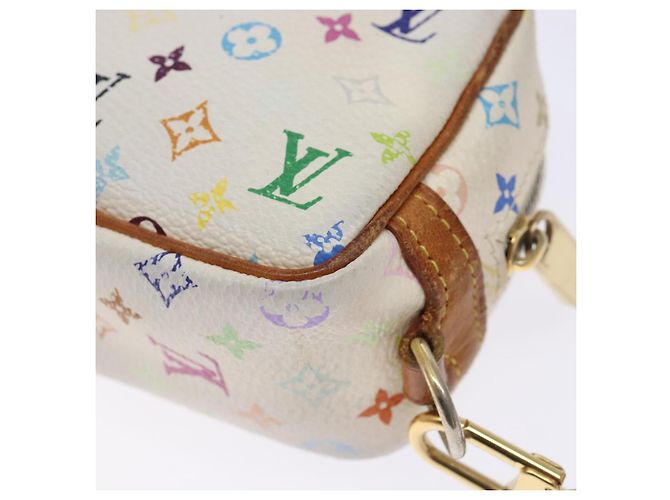 LOUIS VUITTON Trousse Wapity Multicolore Monogramma Bianco M58033 LV Auth 131822 - vista 10