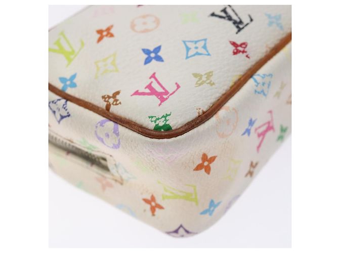 LOUIS VUITTON Trousse Wapity Multicolore Monogramma Bianco M58033 LV Auth 131822 - vista 11