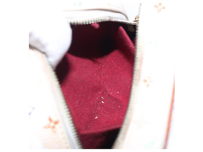 LOUIS VUITTON Trousse Wapity Multicolore Monogramma Bianco M58033 LV Auth 131822 - vista 18