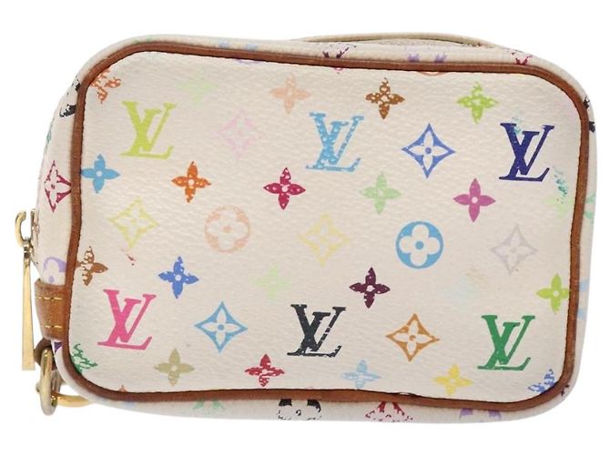 LOUIS VUITTON Trousse Wapity Multicolore Monogramma Bianco M58033 LV Auth 131822 - vista 2
