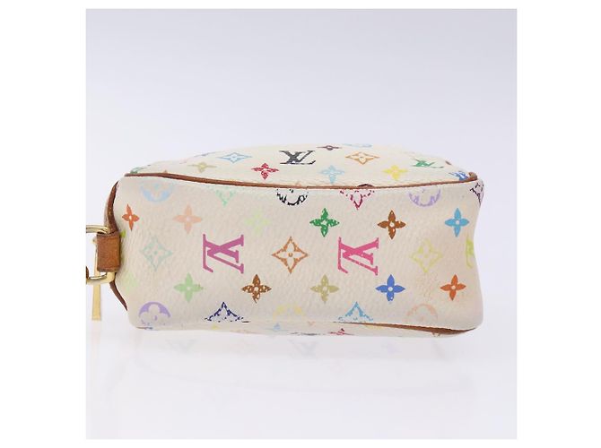 LOUIS VUITTON Trousse Wapity Multicolore Monogramma Bianco M58033 LV Auth 131822 - vista 7