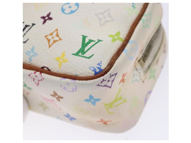 LOUIS VUITTON Trousse Wapity Multicolore Monogramma Bianco M58033 LV Auth 131822 - vista 8