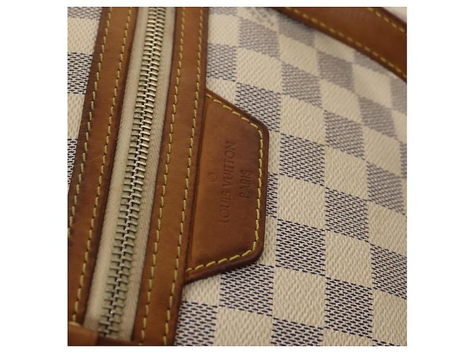 LOUIS VUITTON Borsa Tote Evora MM Damier Azur 2way N41133 LV Auth 130013 - vista 15