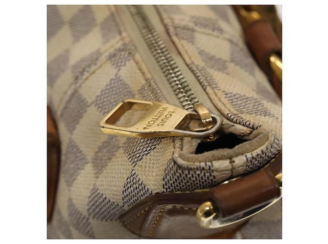 LOUIS VUITTON Borsa Tote Evora MM Damier Azur 2way N41133 LV Auth 130013 - vista 16