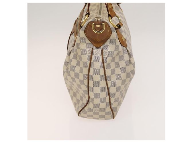 LOUIS VUITTON Borsa Tote Evora MM Damier Azur 2way N41133 LV Auth 130013 - vista 4