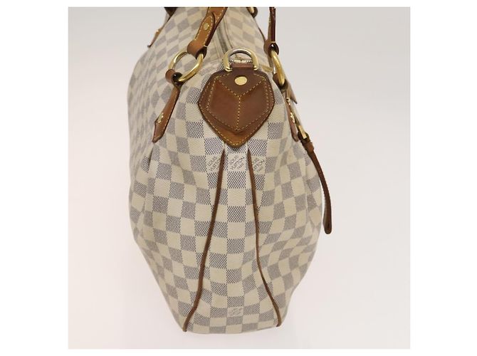 LOUIS VUITTON Borsa Tote Evora MM Damier Azur 2way N41133 LV Auth 130013 - vista 5