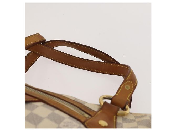 LOUIS VUITTON Borsa Tote Evora MM Damier Azur 2way N41133 LV Auth 130013 - vista 8