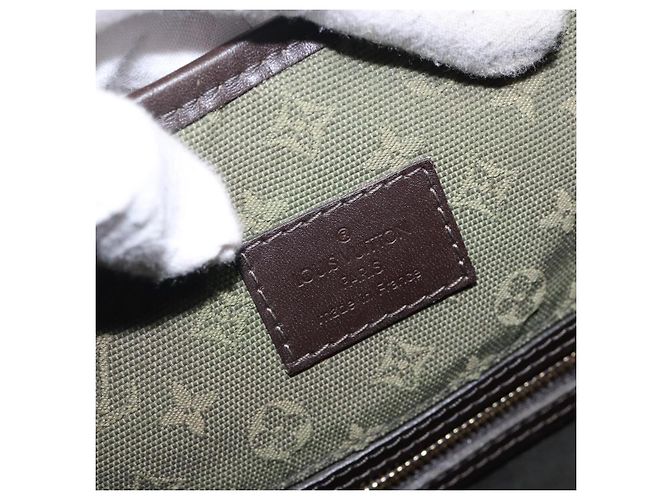 LOUIS VUITTON Borsa Mini Bussus Marie Kate Monogramma TST Khaki M92324 Auth bs27051 Cachi - vista 20