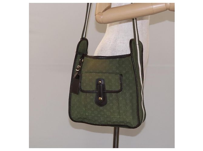 LOUIS VUITTON Borsa Mini Bussus Marie Kate Monogramma TST Khaki M92324 Auth bs27051 Cachi - vista 25