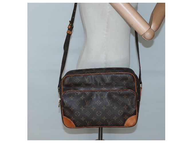 LOUIS VUITTON Borsa a Spalla Monogram Nile M45244 LV Auth ep9778 Monogramma - vista 23