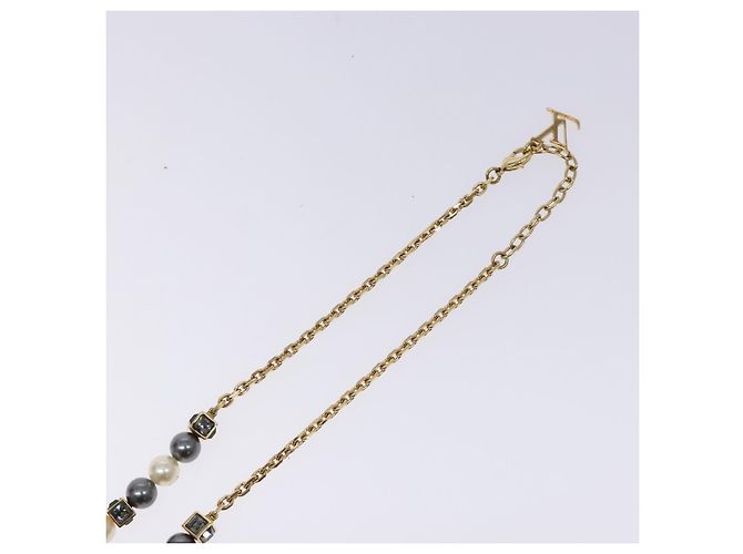 COLLIER CLIMIE ARRIVA LOUIS VUITTON en métal doré M66772 Auth 131857V - vue 4