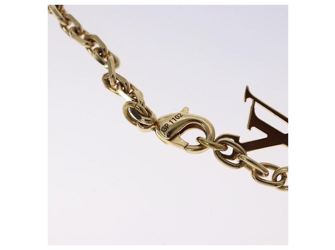 COLLIER CLIMIE ARRIVA LOUIS VUITTON en métal doré M66772 Auth 131857V - vue 9