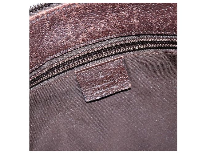 Borsa a Spalla GG Canvas Gucci Beige Argento 114273 Auth gh243 - vista 16