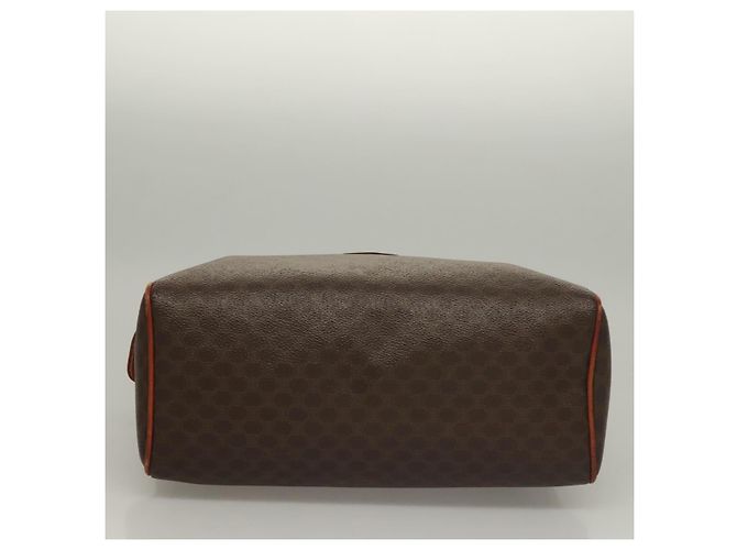 Céline Borsa a mano in tela Macadam CELINE in pelle PVC marrone oro Auth fm4799 D'oro - vista 9