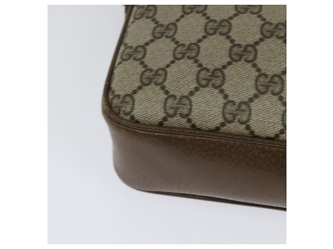 Gucci Bolso de Hombro GG Supreme PVC Beige Oro Auth ep9876 Dorado - vista 13
