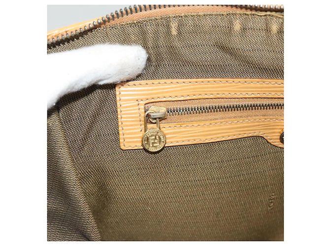 Bolso de mano de lona Zucca FENDI 2 en 1 Marrón Negro Auth bs27918 Castaño - vista 19