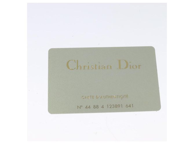 Borsa Boston in tela Trotter Christian Dior blu navy oro Auth ep9664 D'oro - vista 21
