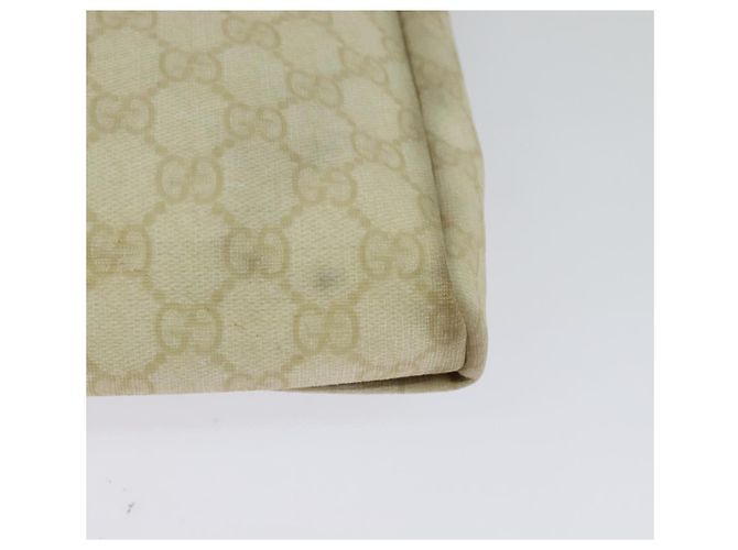 Gucci Borsa a spalla GG Supreme in PVC bianco e oro 223666 Auth ep9826 D'oro - vista 13