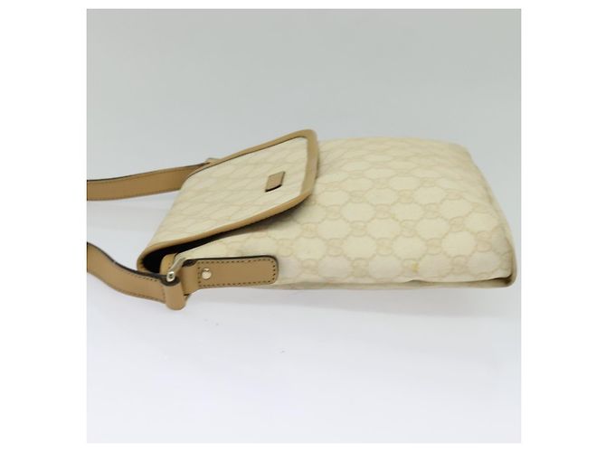Gucci Borsa a spalla GG Supreme in PVC bianco e oro 223666 Auth ep9826 D'oro - vista 4