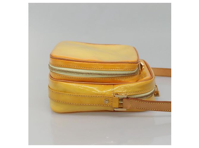 LOUIS VUITTON Borsa Wooster Monogram Vernis Giallo Lime M91075 Auth LV ep9753 D'oro - vista 5