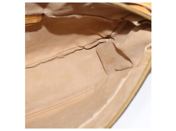 Gucci Borsa a Spalla Micro GG Supreme PVC Beige Oro 001 115 4001 Auth gh314 D'oro - vista 17