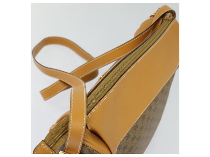 Gucci Borsa a Spalla Micro GG Supreme PVC Beige Oro 001 115 4001 Auth gh314 D'oro - vista 6