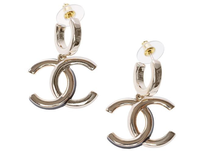 Gioielli CHANEL CC in Metallo Dorato - 102796 D'oro - vista 2