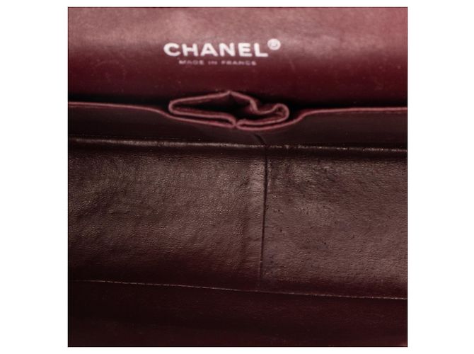 CHANEL - Sac à main Classique/Timeless Jumbo Chanel en cuir caviar noir - vue 9
