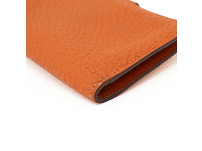 Estuche para llaves y monedero Dogon de Hermès Naranja - vista 4