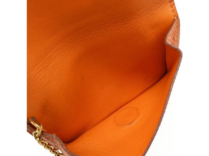 Estuche para llaves y monedero Dogon de Hermès Naranja - vista 7