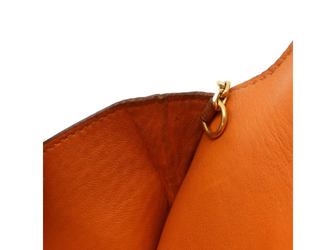 Estuche para llaves y monedero Dogon de Hermès Naranja - vista 8
