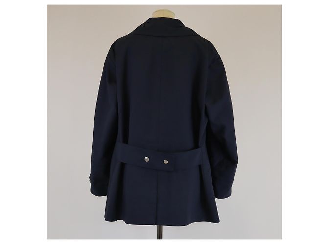 Giacca doppiopetto interna obliqua blu navy Christian Dior - vista 3