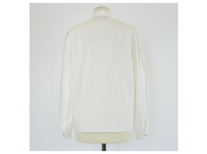 Camisa blanca de manga larga con botones de popelina Gucci - vista 3