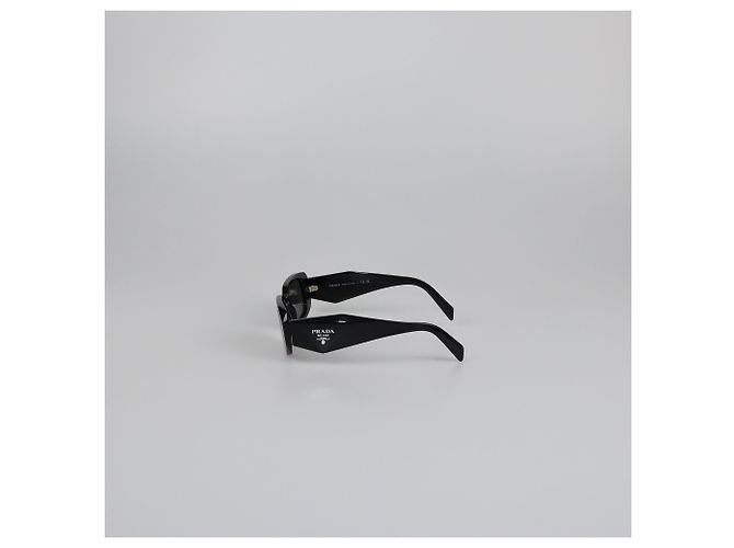 Prada Black Symbole Rectangular Sunglasses - view 4