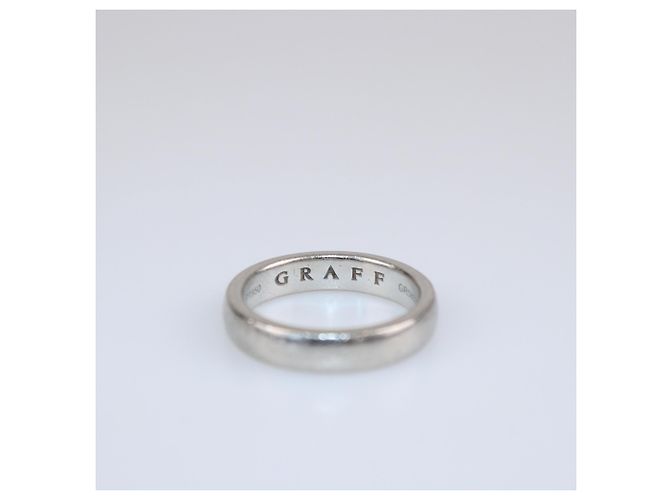 Anello in Platino D Shape Graff Taglia 49.5 - vista 4