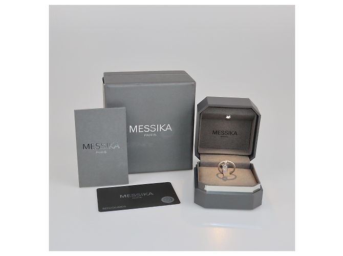 Bague Messika Move Uno Pampille Diamants en Or Blanc 18k Taille 50 - vue 5