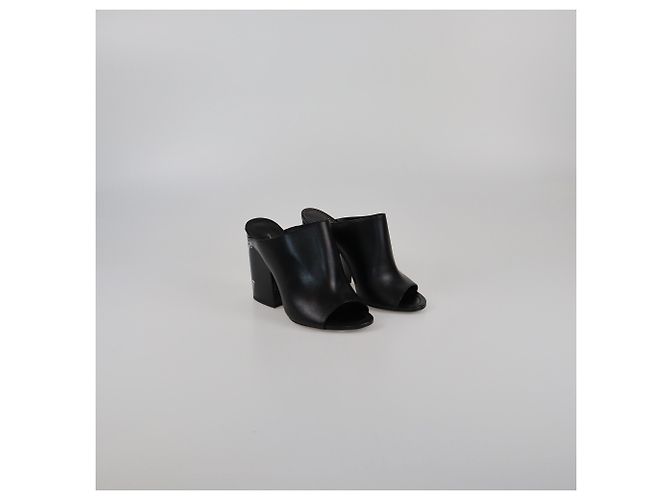 Mule con tacco a blocco nere Louis Vuitton Nero - vista 2