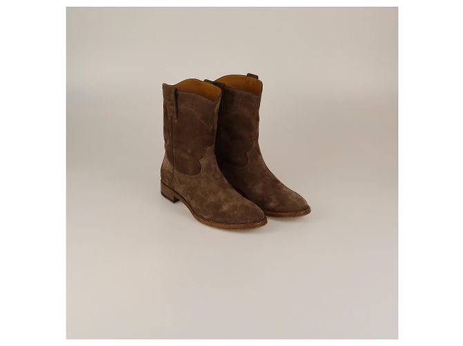 Botines marrones Ralph Lauren Castaño - vista 2