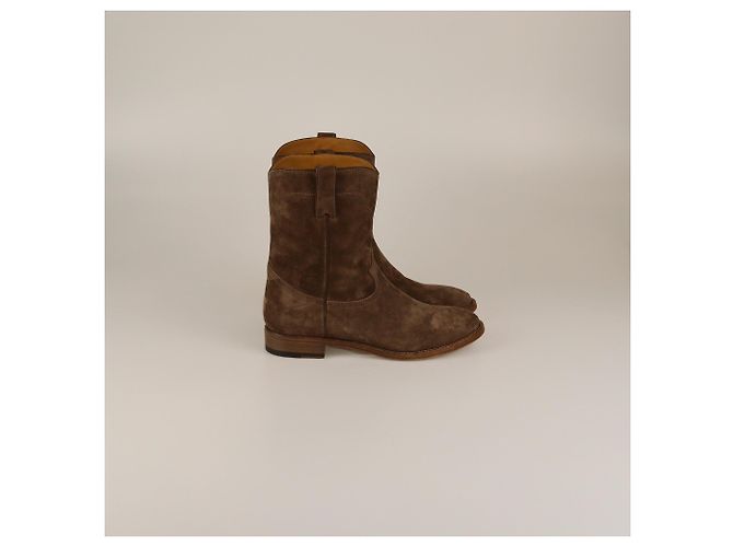Botines marrones Ralph Lauren Castaño - vista 3