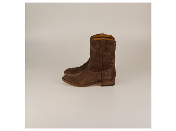 Botines marrones Ralph Lauren Castaño - vista 4