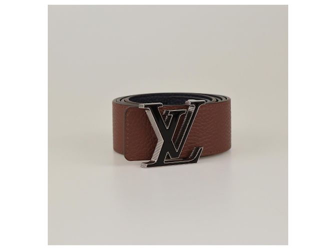 Louis Vuitton Black/Brown 40mm LV Tilt Reversible Belt - view 4