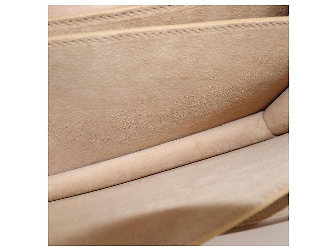 Bolsa de Ombro Le Papa Grande Bege Alaïa - vista 5