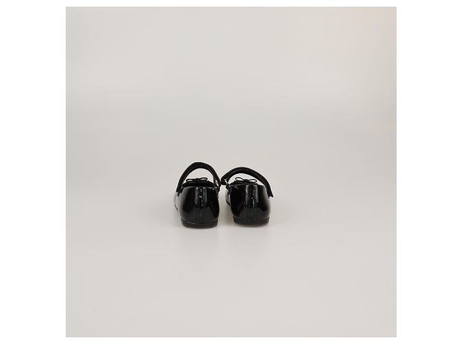 Autre Marque Sapatilhas de balé pretas em verniz com laço da Dolce & Gabbana Kids - vista 5