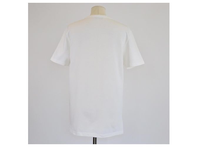 Christian Dior T-shirt Dior Homme bianco con tasca a sella integrata - vista 3